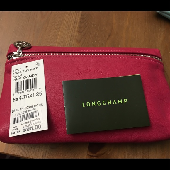 longchamp leather pouch